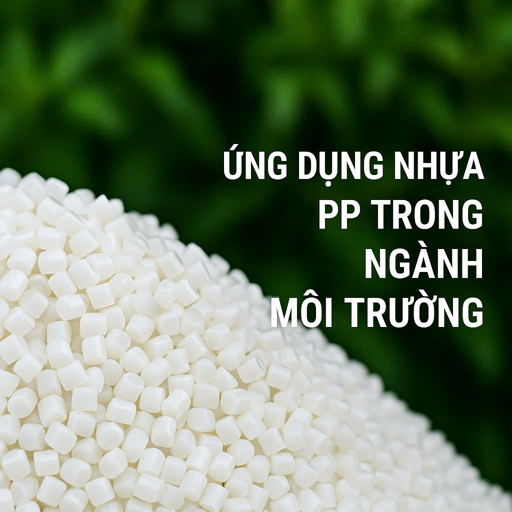 Nhựa PP trong ngành xử lý môi trường: Bể nhựa, ống dẫn hóa chất, quạt công nghiệp