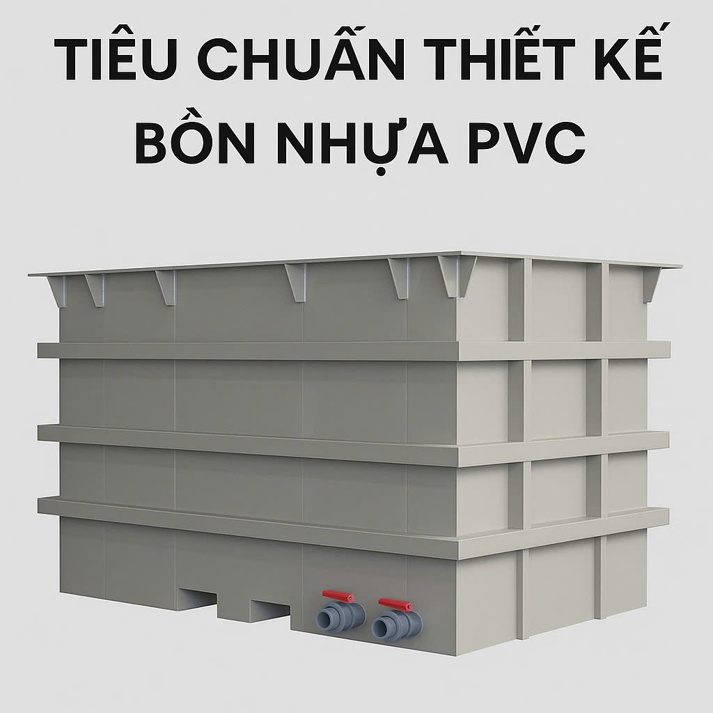 Tiêu chuẩn thiết kế bồn nhựa PVC chịu ăn mòn và chịu áp lực