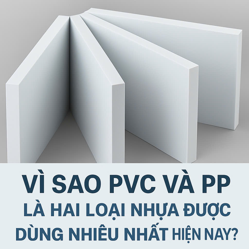 Vì sao PVC và PP là hai loại nhựa được dùng nhiều nhất hiện nay?