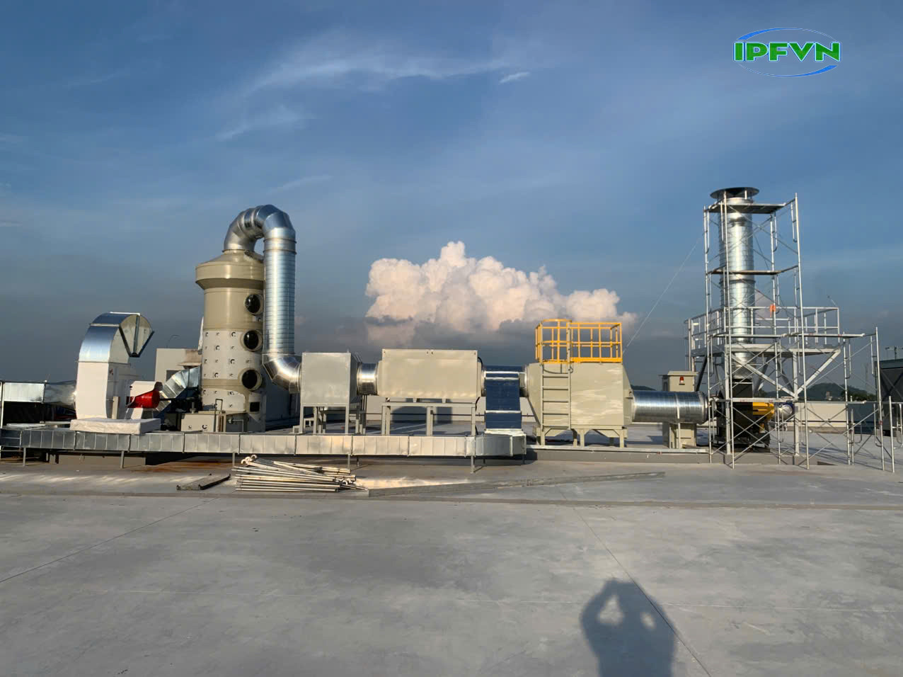 Dự án hệ thống xử lý khí thải tại nhà máy QP – Giải pháp xanh từ IPF Việt Nam