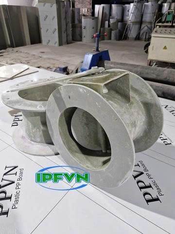 Khả năng chịu ăn mòn của van gió composite D300 trong khí HCl, H₂SO₄