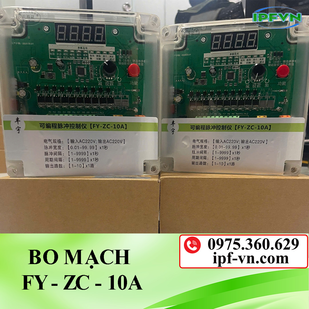 Bo mạch điều khiển van rũ bụi FY-ZC-10A