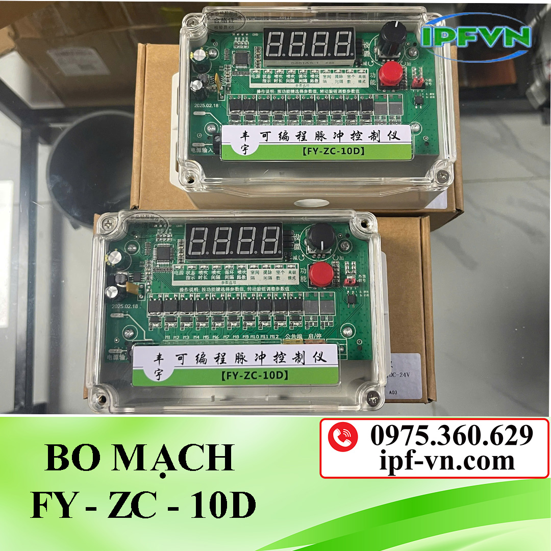 Bo mạch điều khiển van rũ bụi FY-ZC-10D