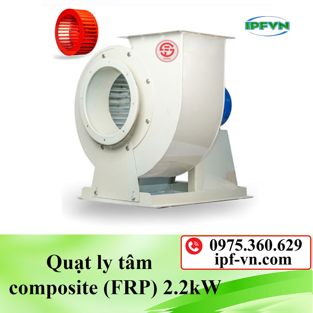 Quạt ly tâm composite (FRP) 2.2kW