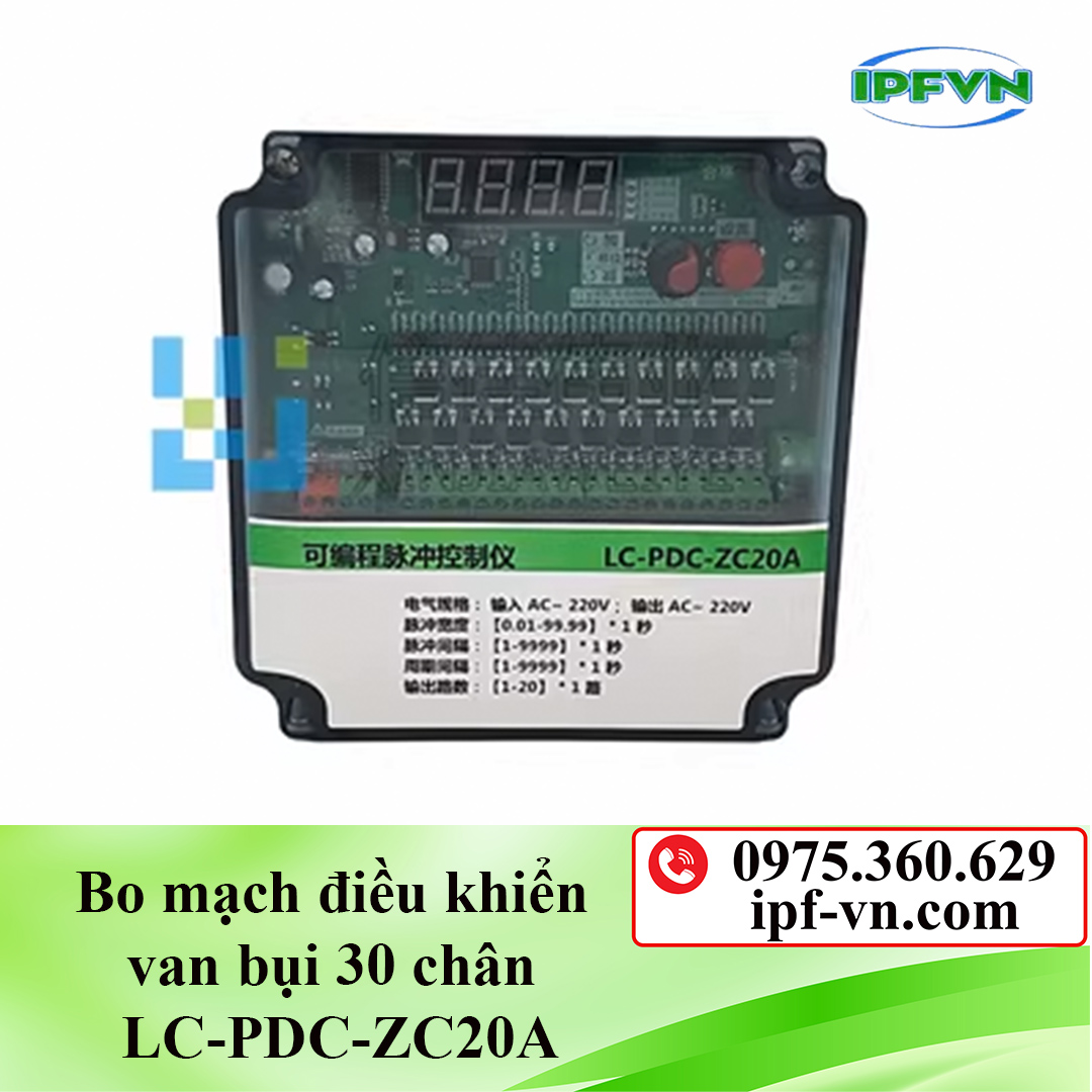 Bo mạch điều khiển van giũ bụi 20 chân LC-PDC-ZC20A