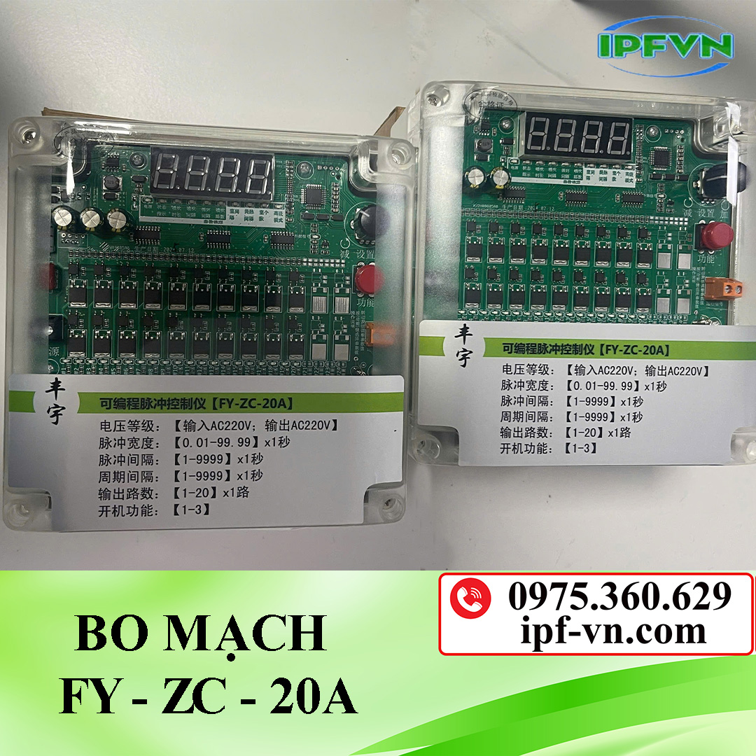 Bo mạch điều khiển van rũ bụi FY-ZC-20A