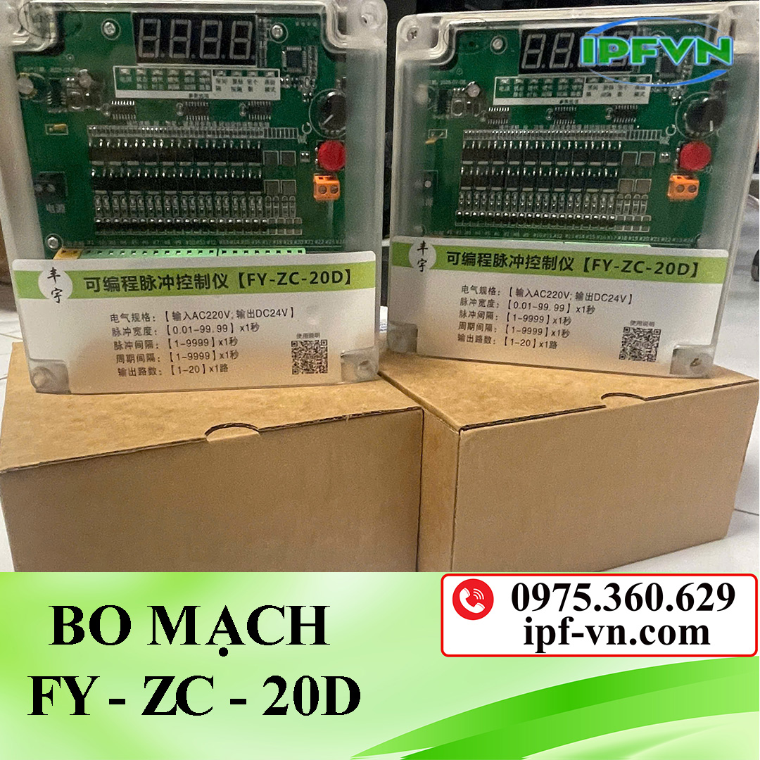 Bo mạch điều khiển van rũ bụi FY-ZC-20D