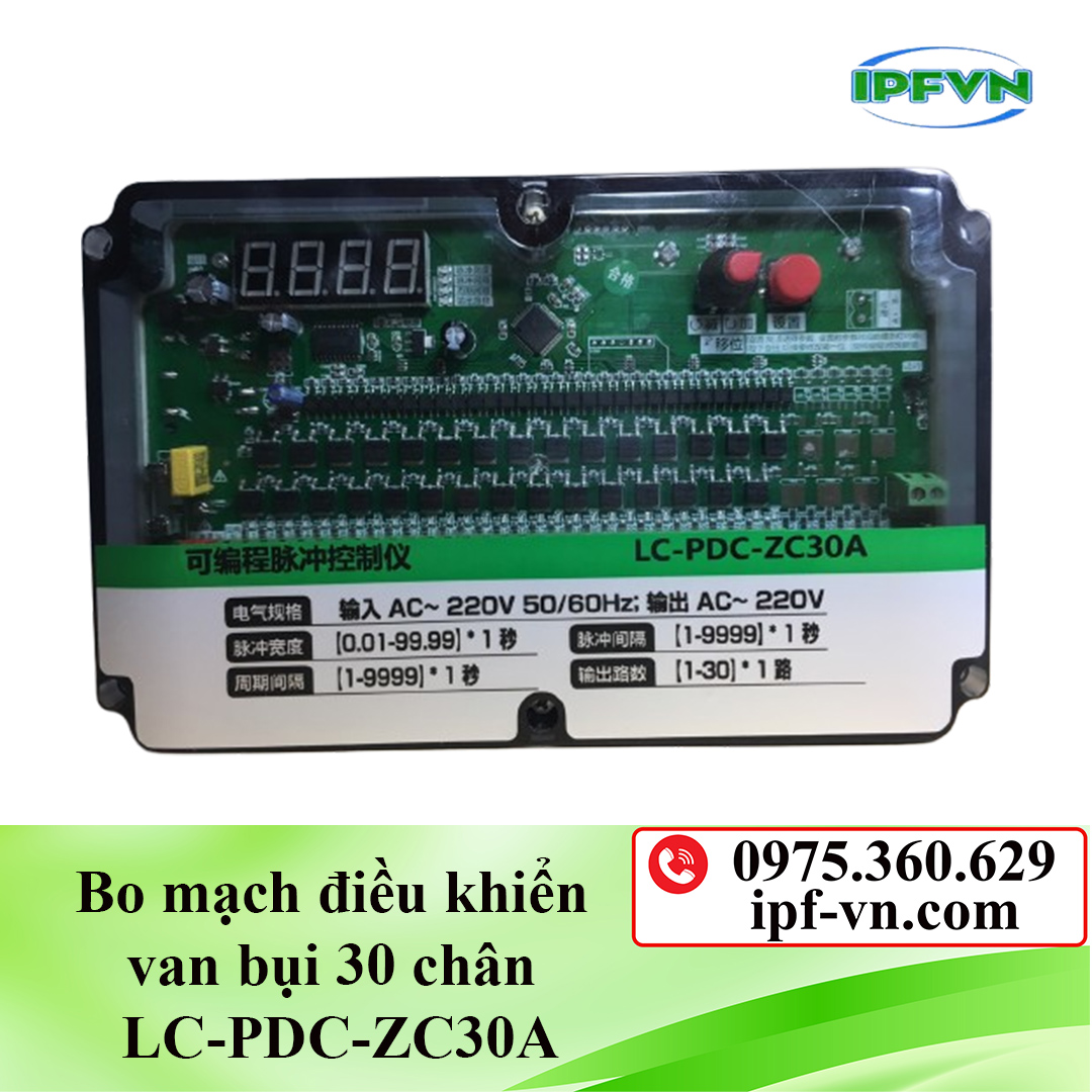 Bo mạch điều khiển van giũ bụi 30 chân LC-PDC-ZC30A