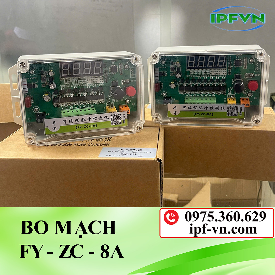 Bo mạch điều khiển van rũ bụi FY-ZC-8A