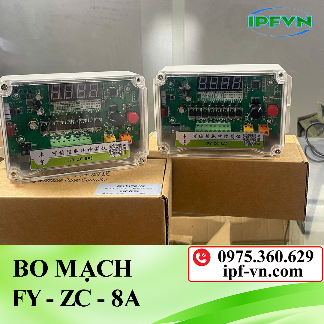 Bo mạch điều khiển van rũ bụi FY-ZC-8A
