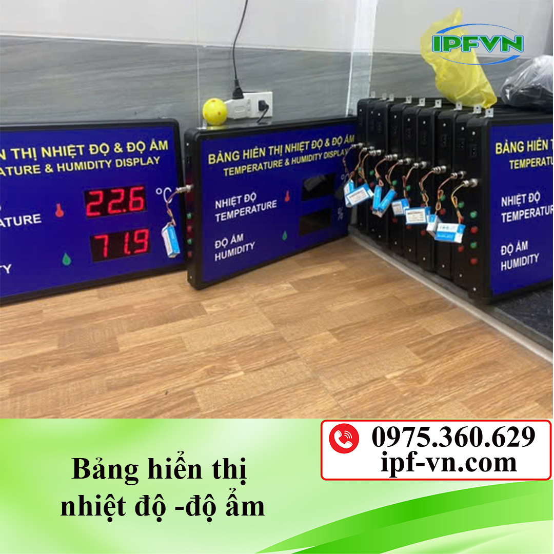 Bảng hiển thị nhiệt độ -độ ẩm