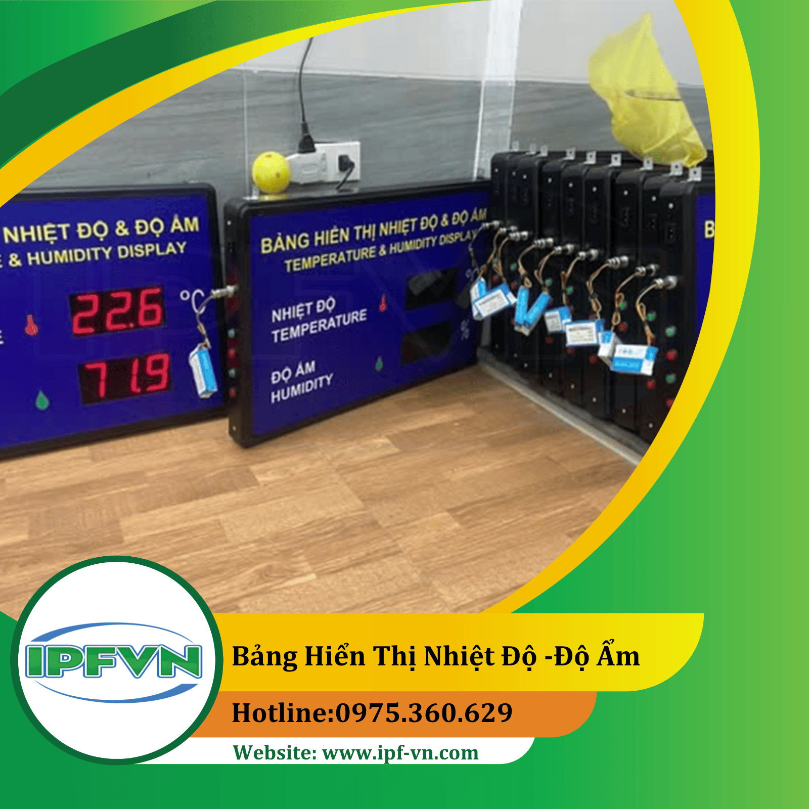 Bảng hiển thị nhiệt độ -độ ẩm