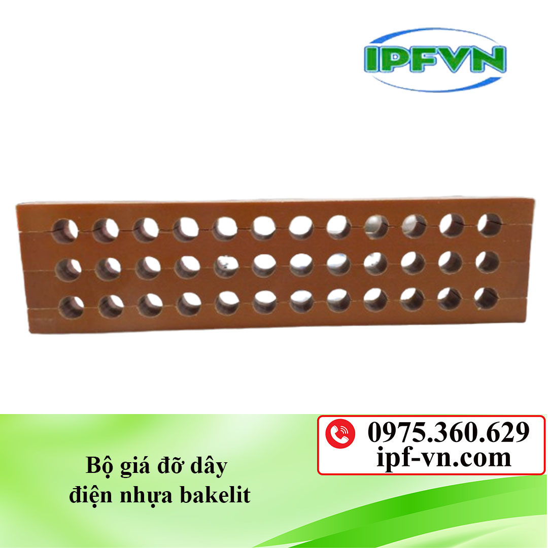 Bộ giá đỡ dây điện nhựa bakelit