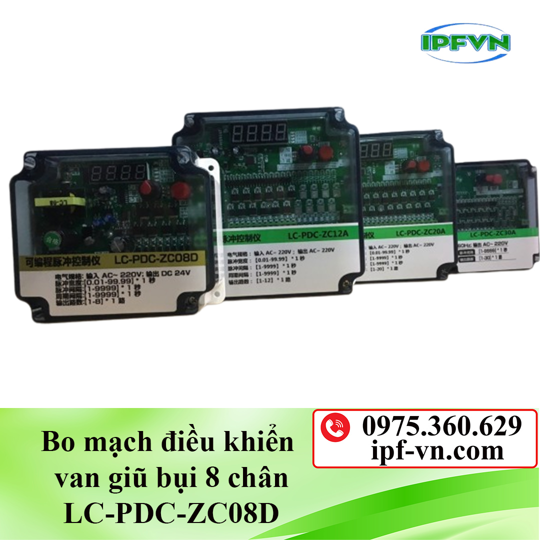 Bo mạch điều khiển van giũ bụi 12 chân LC-PDC-ZC12A