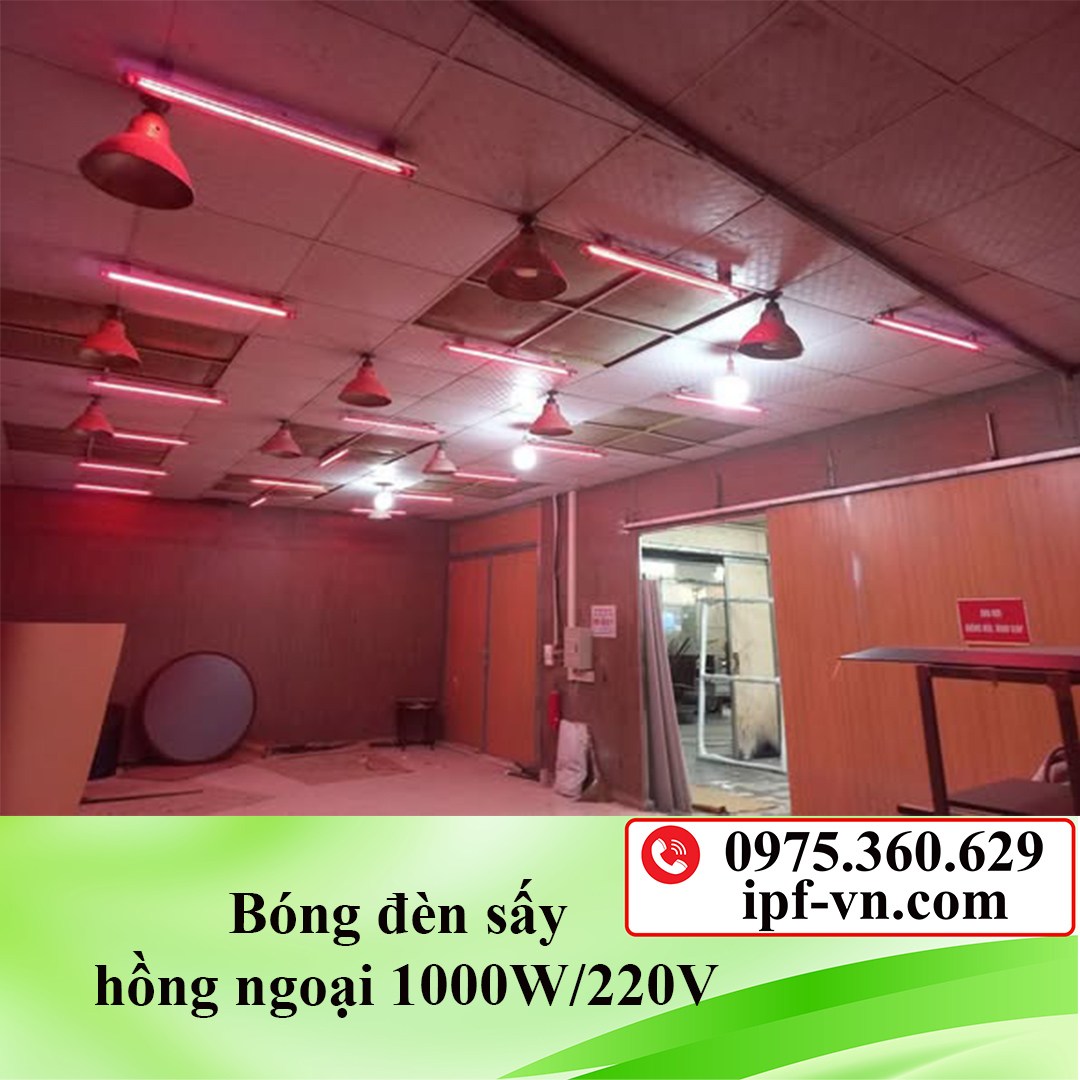 Bóng đèn sấy hồng ngoại 1000W/220V