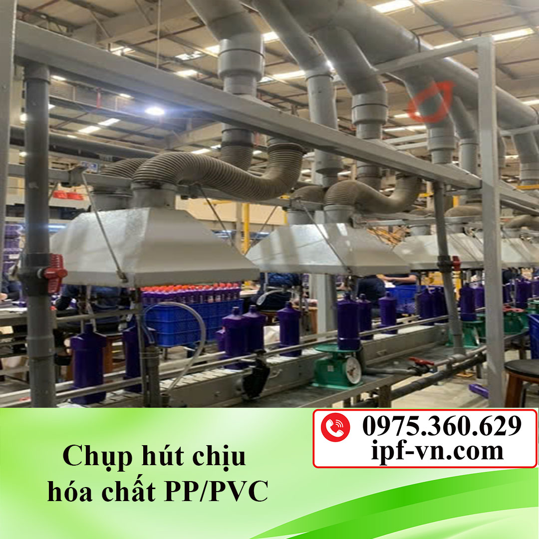 Chụp hút chịu hóa chất PP/PVC