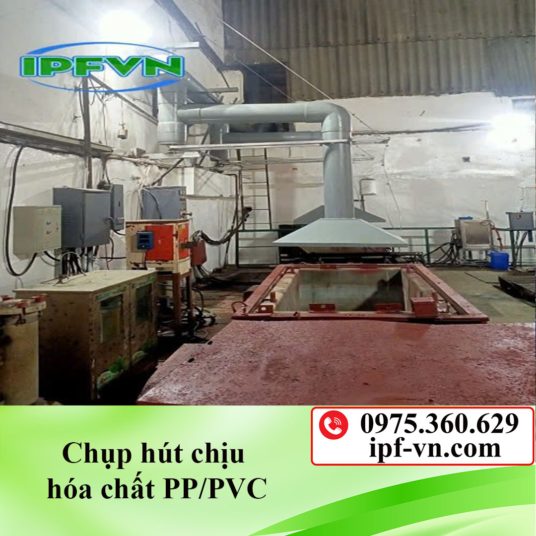 Chụp hút chịu hóa chất PP/PVC