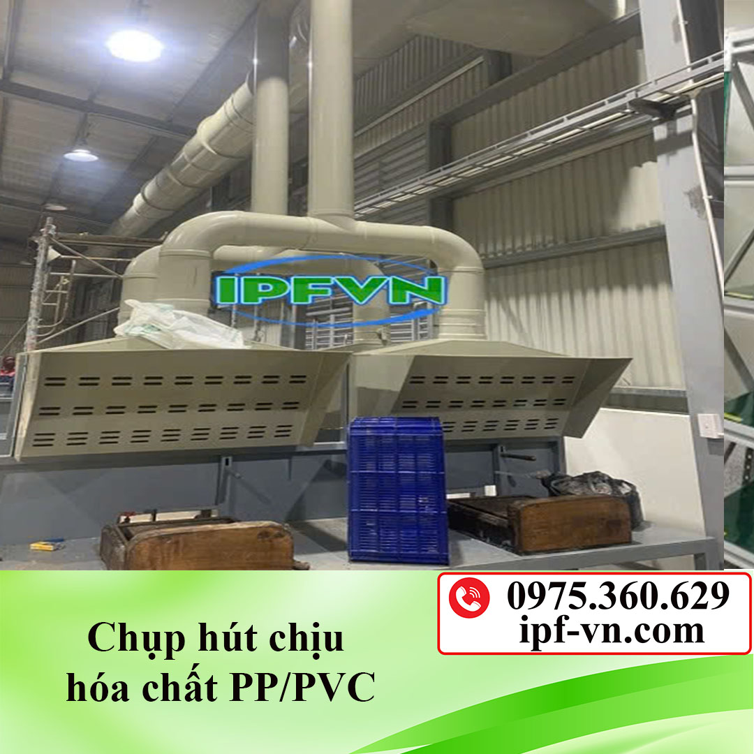 Chụp hút chịu hóa chất PP/PVC