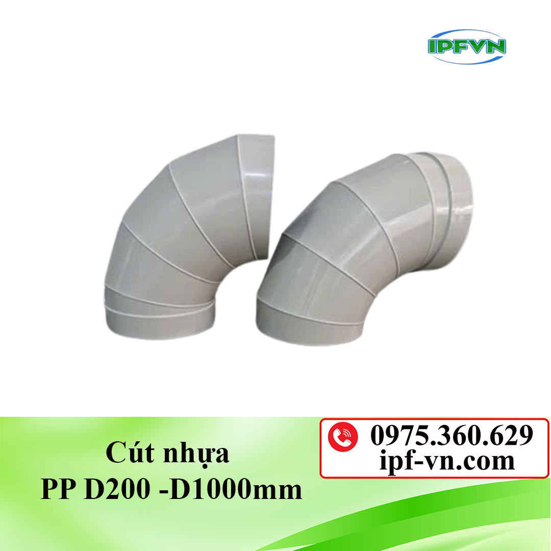 Cút nhựa PP D200 -D1000mm