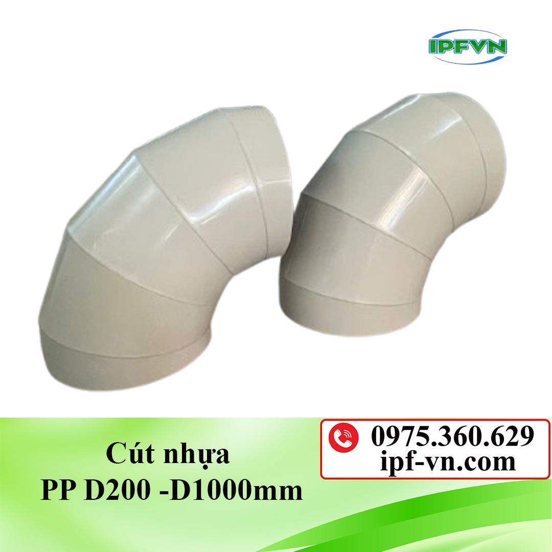 Cút nhựa PP D200 -D1000mm