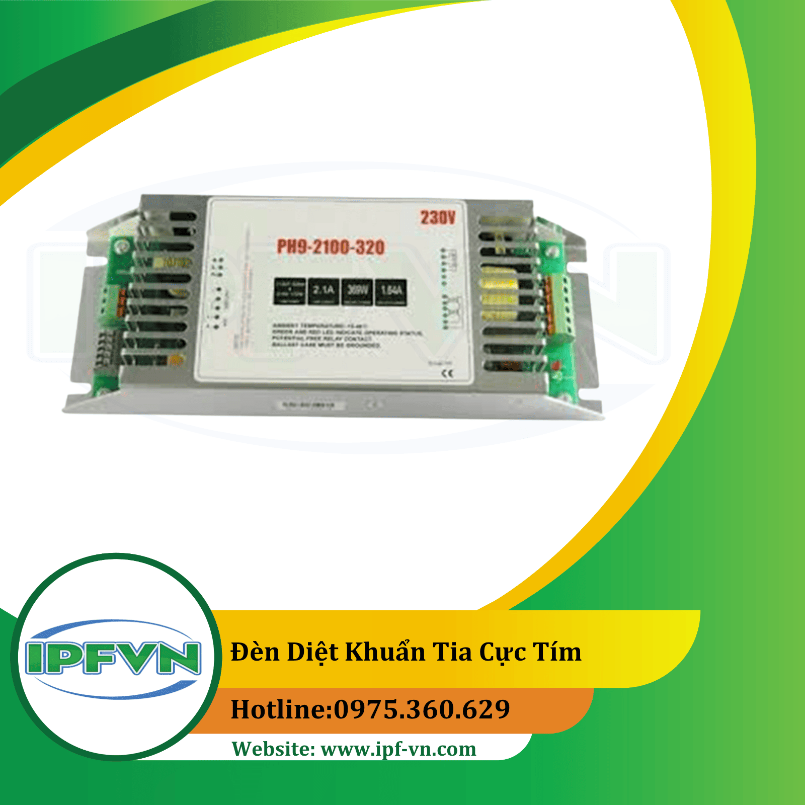 Đèn diệt khuẩn tia cực tím  GPHHA1554T6L