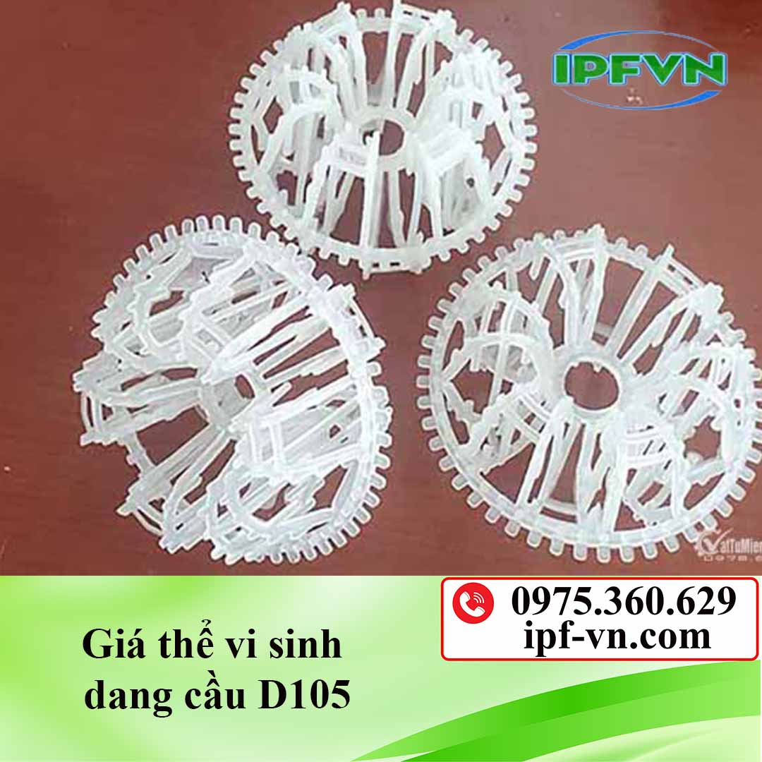 Giá thể vi sinh dang cầu D105