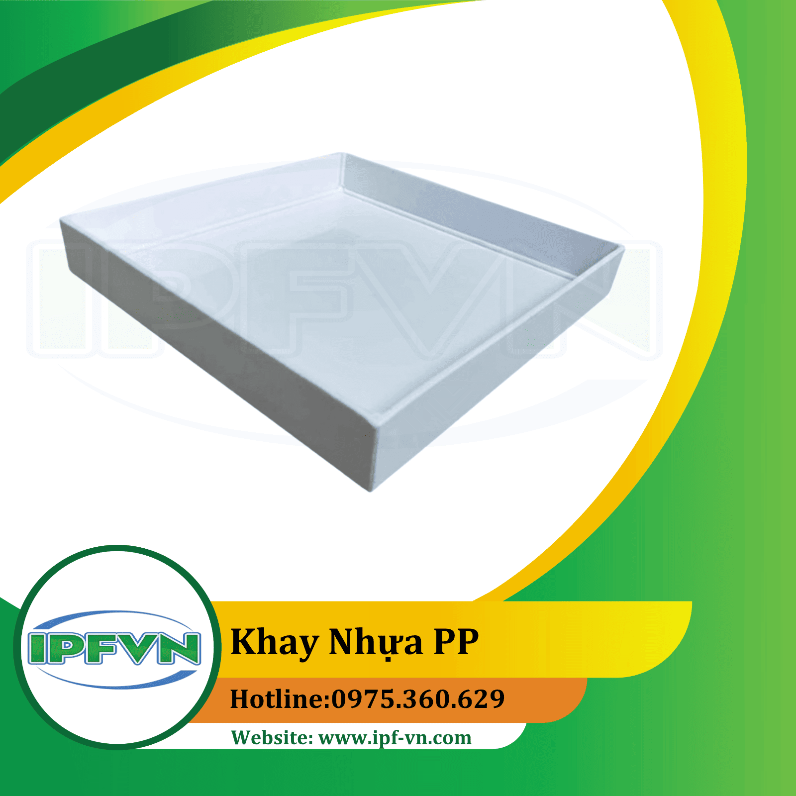 Khay Chứa hóa chất nhựa PP
