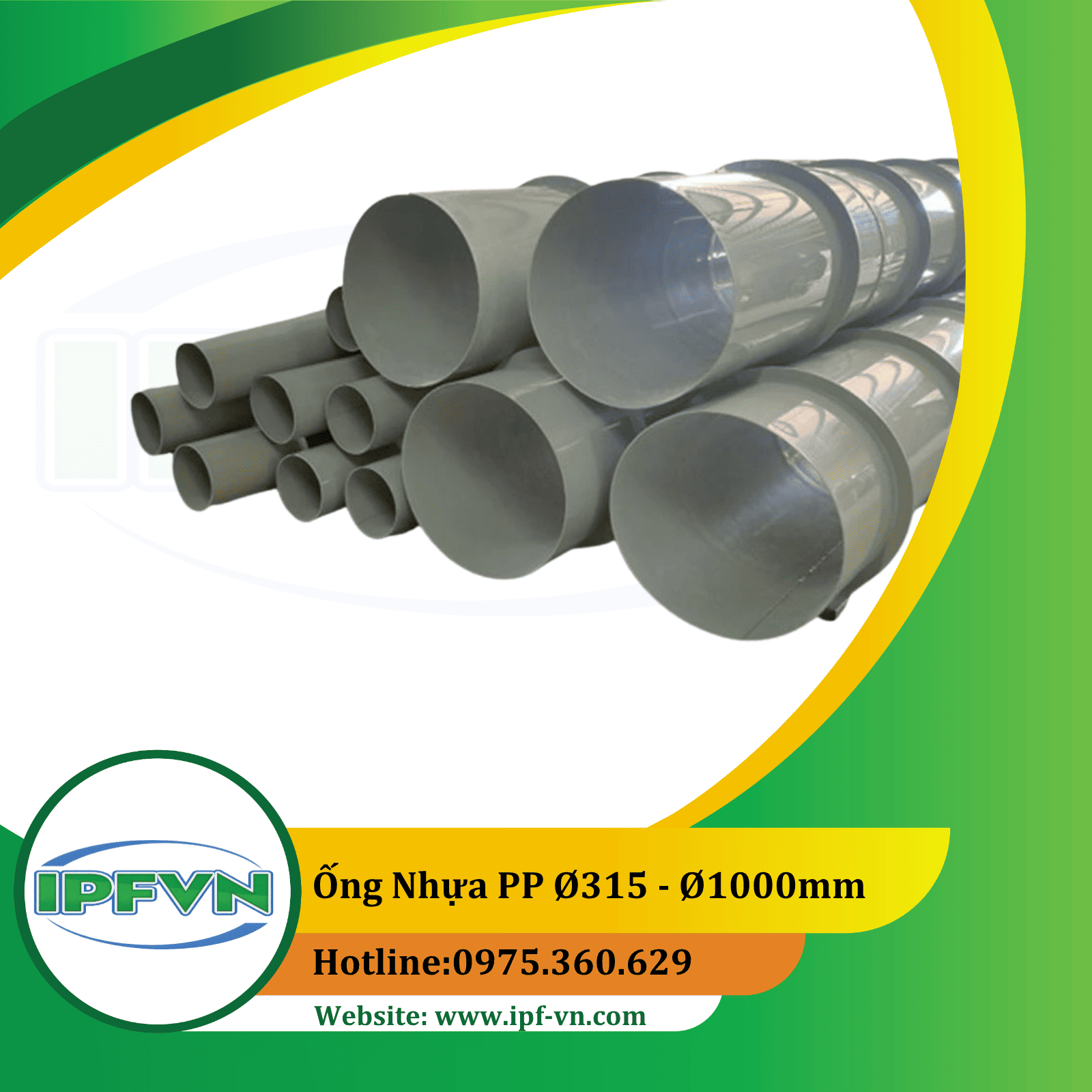 Ống  nhựa PP Ø315 - Ø1000mm