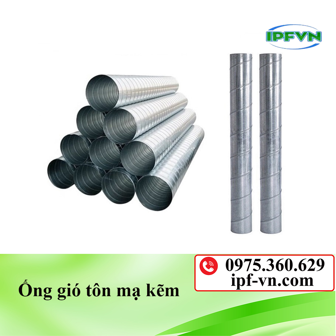 Ống gió tôn mạ kẽm vuông