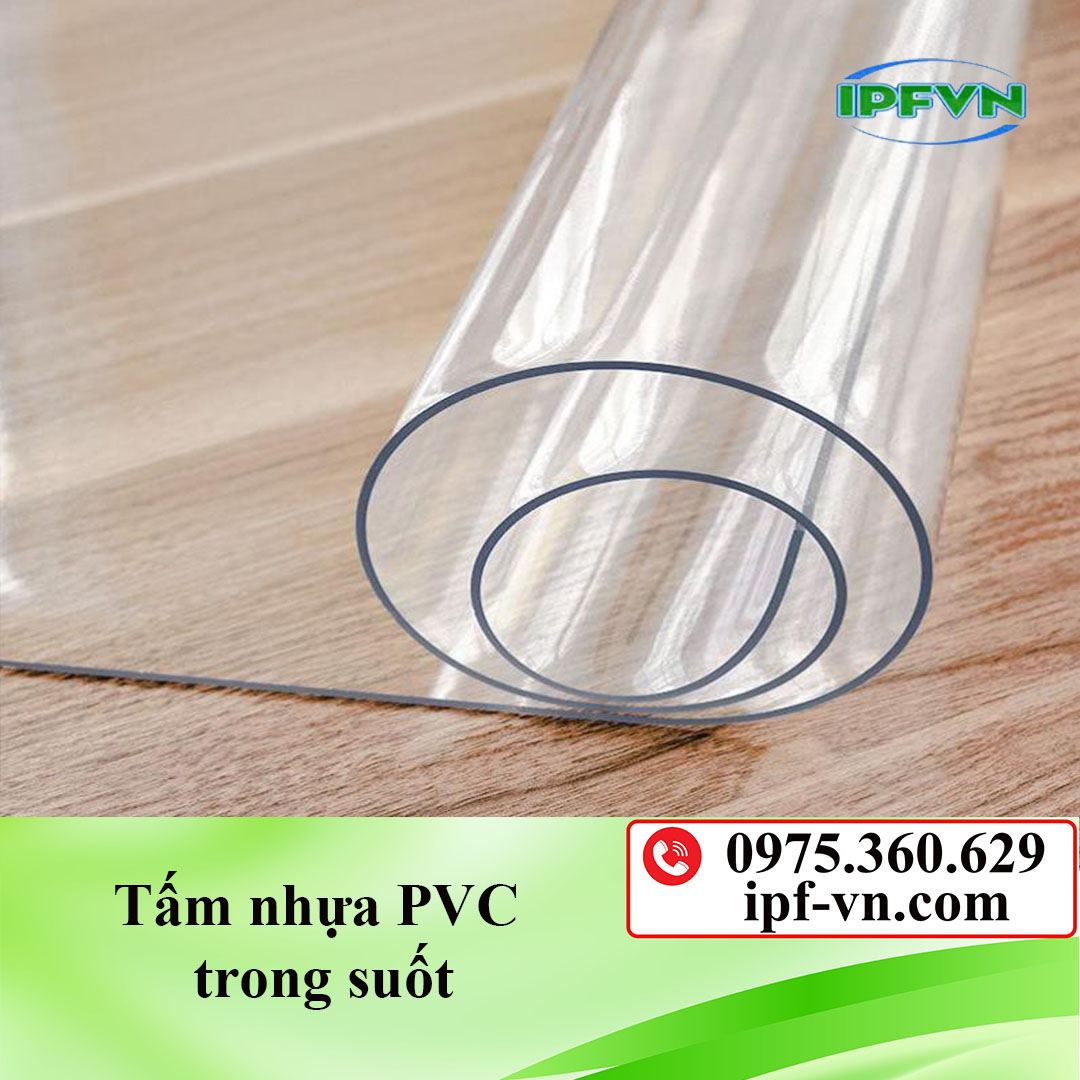 Tấm nhựa PVC trong suốt