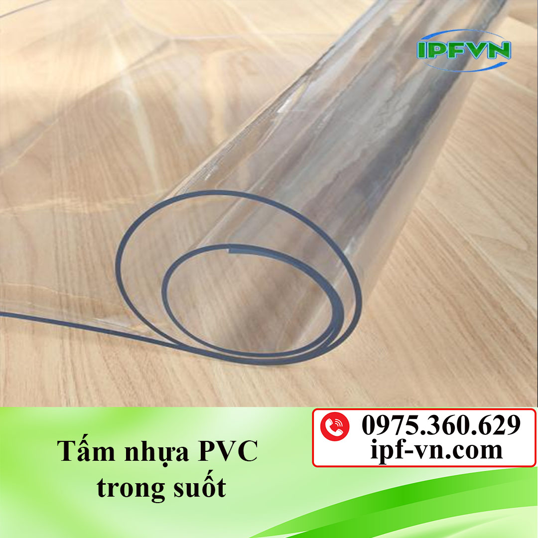 Tấm nhựa PVC trong suốt