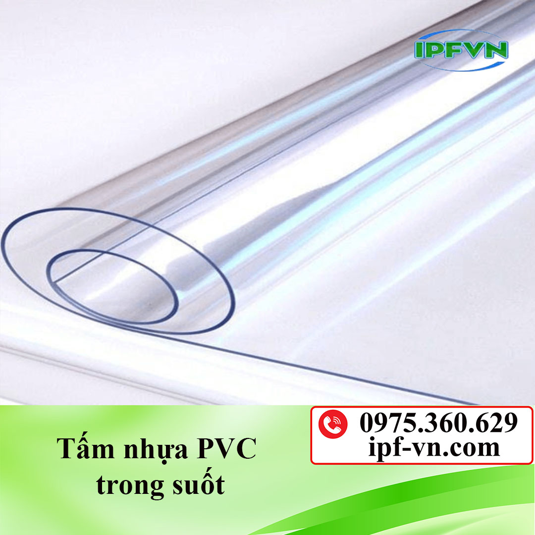 Tấm nhựa PVC trong suốt