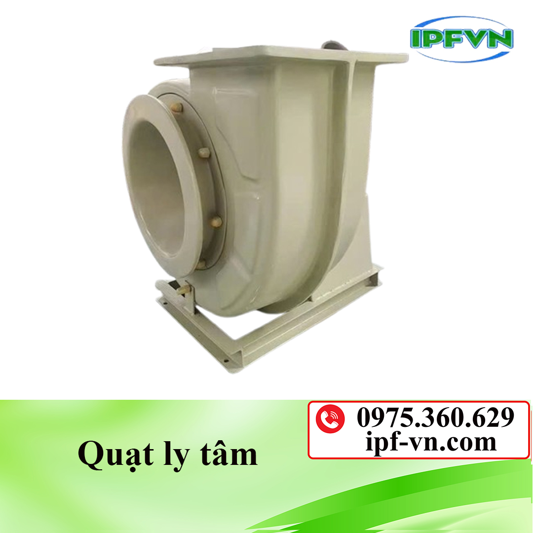 Quạt ly tâm hút hơi axit - bazo 0,75 kw