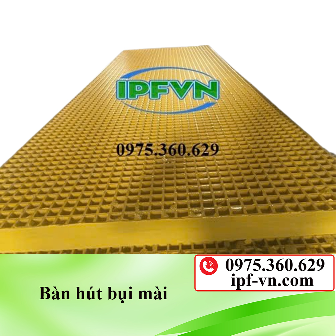 Tấm sàn grating FRP 1000 x 2000 x 30 mm