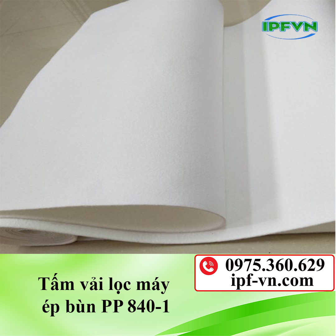Tấm vải lọc máy ép bùn PP 840-1