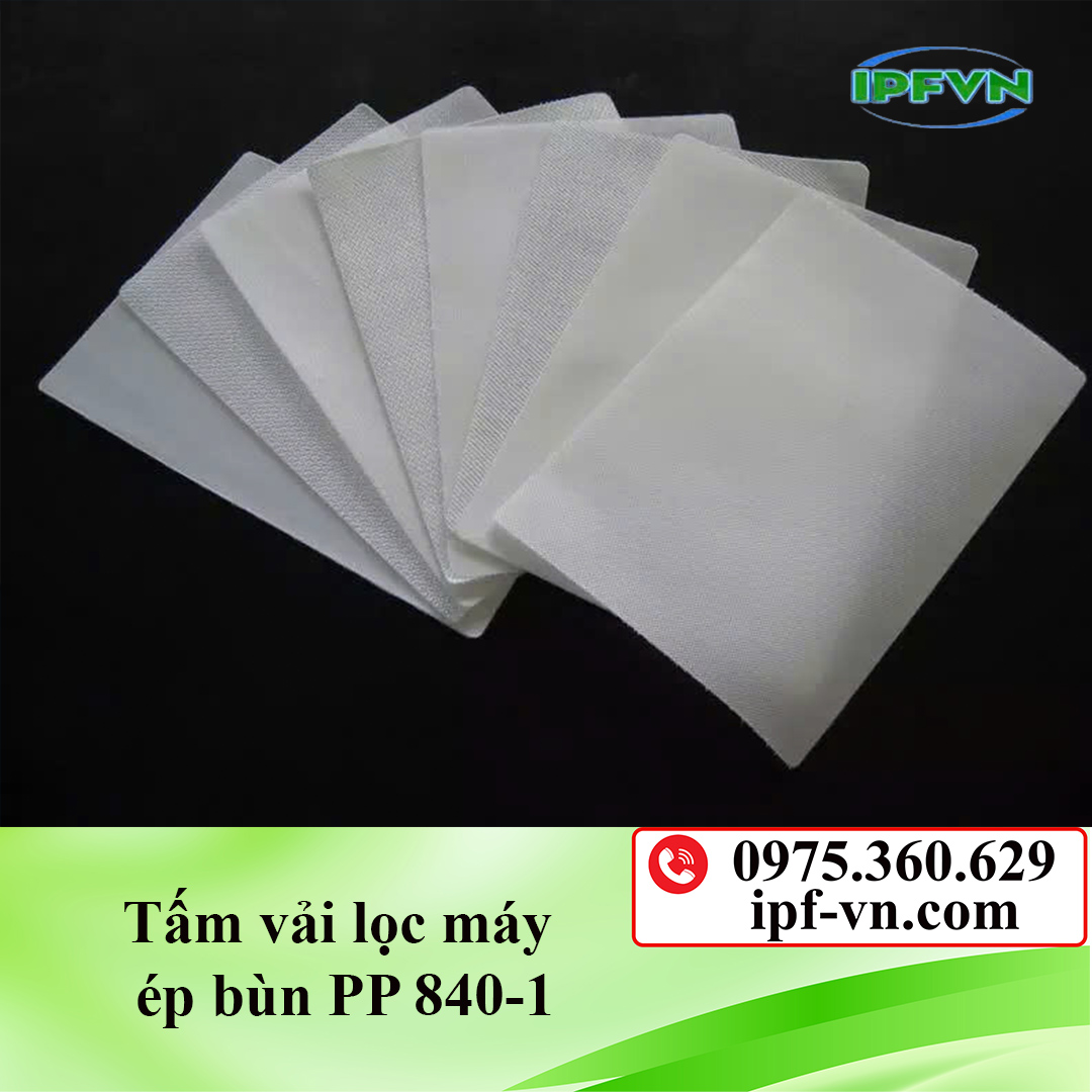 Tấm vải lọc máy ép bùn PP 840-1