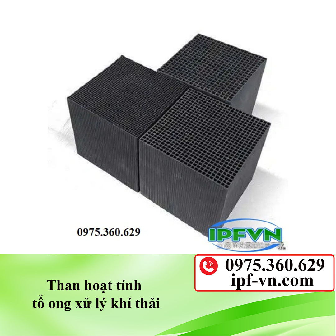 Than hoạt tính tổ ong xử lý khí thải