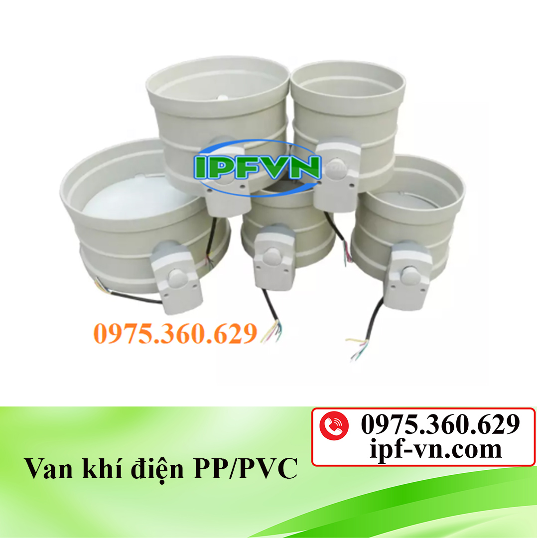 Van khí điện PP/PVC