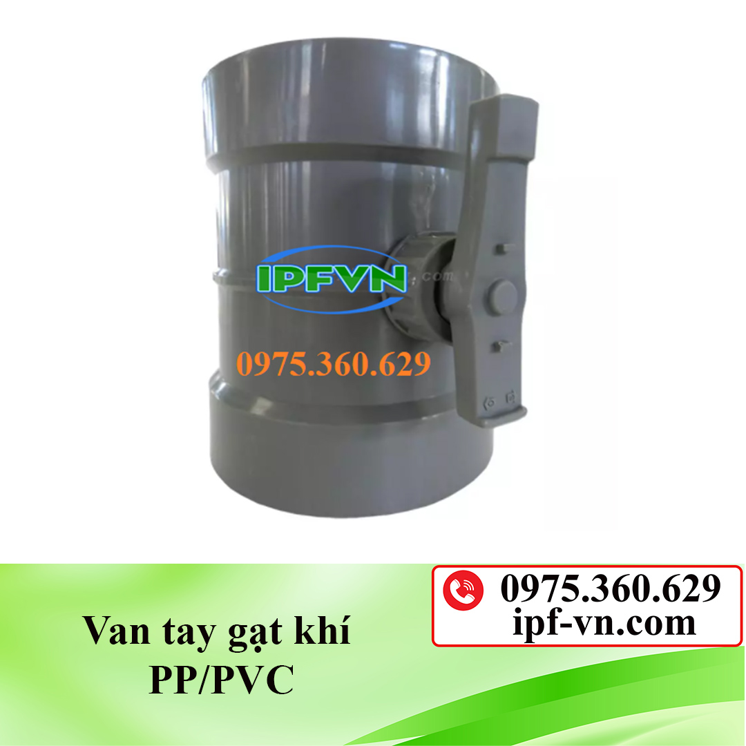 Van tay gạt khí PP/PVC