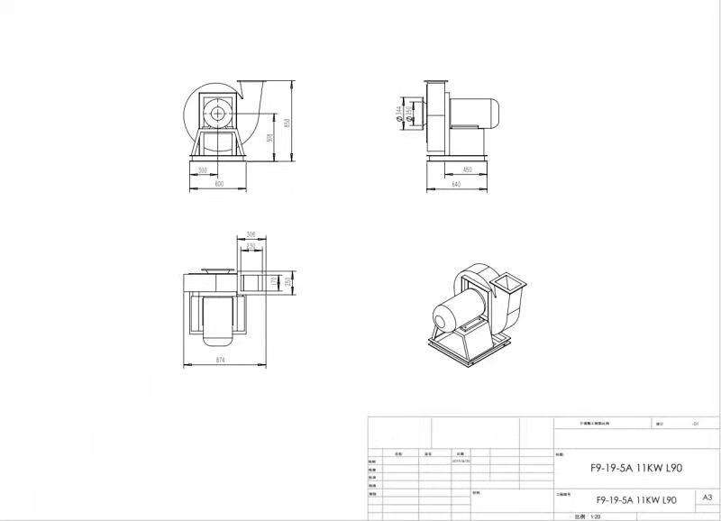 Quạt ly tâm cao áp FRP ( composite)