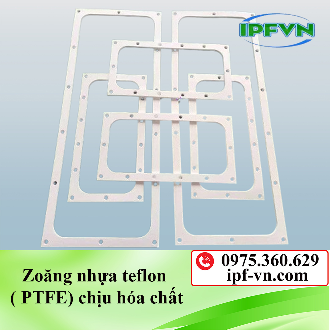 Gioăng nhựa teflon ( PTFE) chịu hóa chất