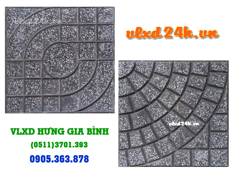 Gạch terrazzo 30x30 màu ghi