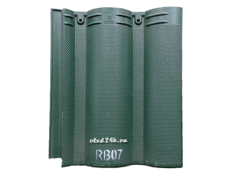 Ngói màu RUBY RB07 màu xanh rêu