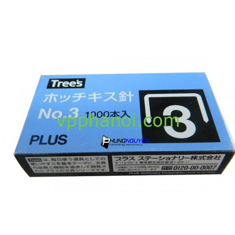 Ghim dập số 3 PLUS - van phong pham