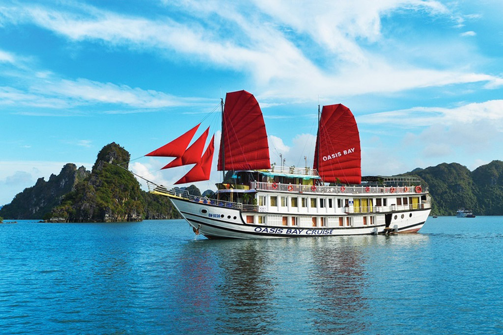 du thuyền Oasis bay cruise - ngao du thế giới