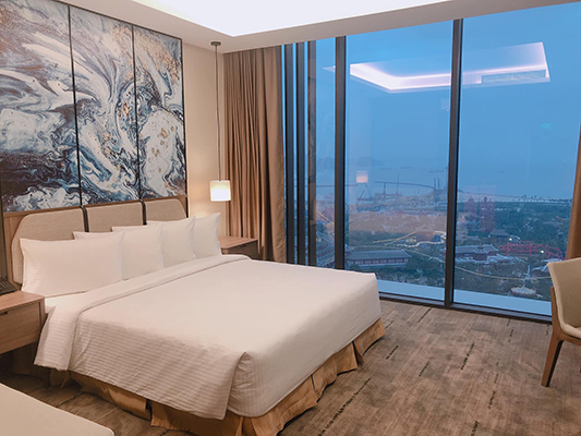 phòng ngủ ks Mường Thanh Luxury Hạ Long Centre Hotel