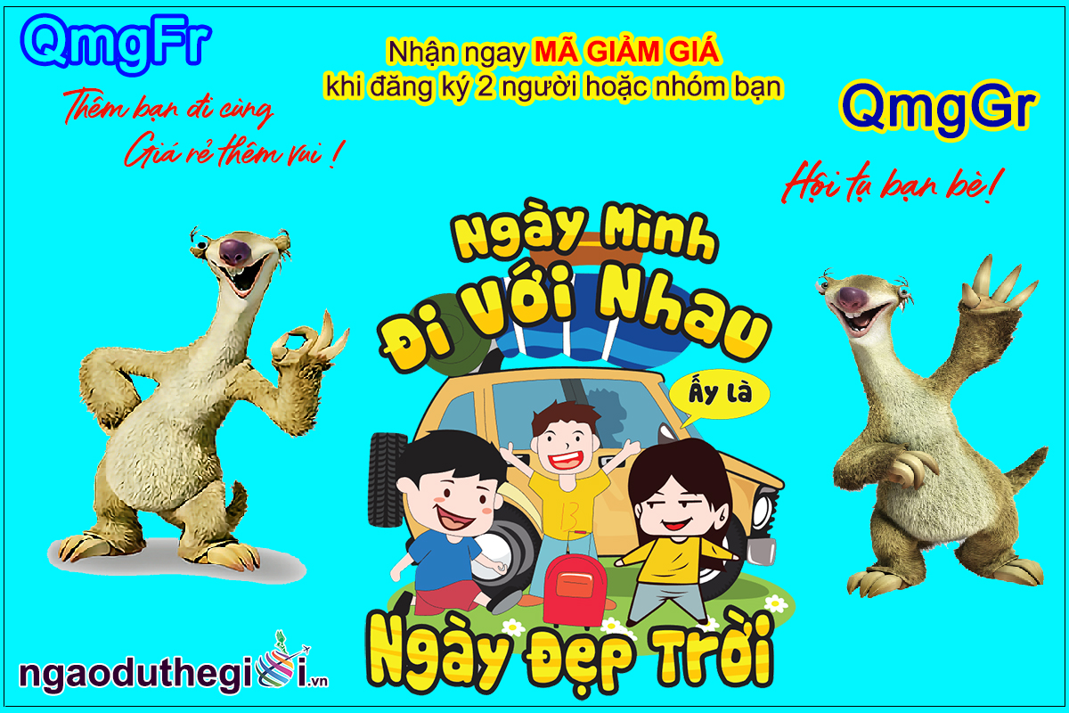 QmgFr Thêm bạn đi cùng-giá rẻ thêm vui + QmgGr Hội tụ bạn bè - của QMGtravel