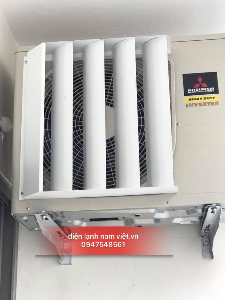 BỘ CHUYỂN HƯỚNG GIÓ CỤC NÓNG ĐIỀU HÒA CHO CHUNG CƯ