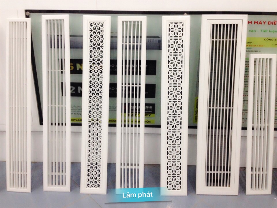 CỬA GIÓ NHỰA ABS TRONG HỆ THỐNG ĐIỀU HÒA KHÔNG KHÍ