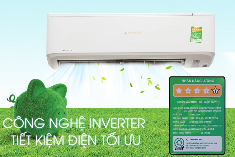 Máy Điều Hòa Mitsubishi công nghệ inverter